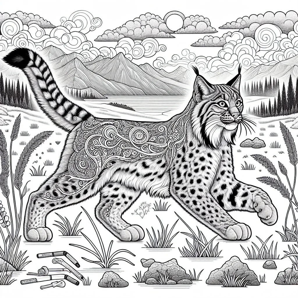 Unleash Your Creativity with a Bobcat Coloring Page: Fun and Educational for All Ages!